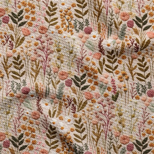 Floral Embroidery Print Floral Printed Liverpool AA1979 & Get a Free $89.99 Embroidery Bundle