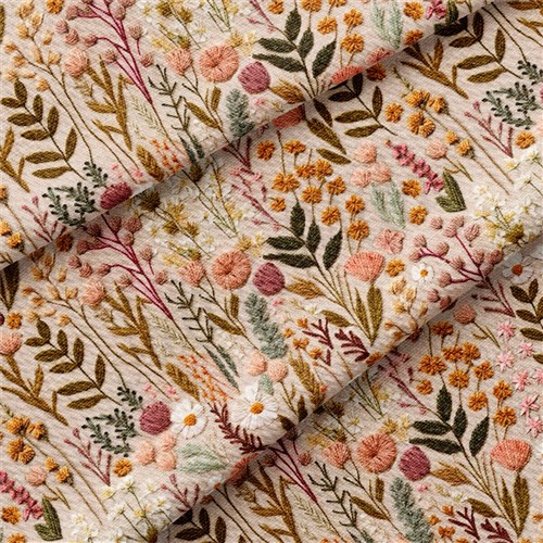 Floral Embroidery Print Floral Printed Liverpool AA1979 & Get a Free $89.99 Embroidery Bundle