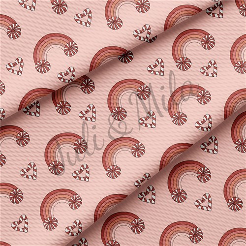 Christmas Printed Liverpool Bullet Textured Stretch Solid Strip Thick Knit Jersey Fabric