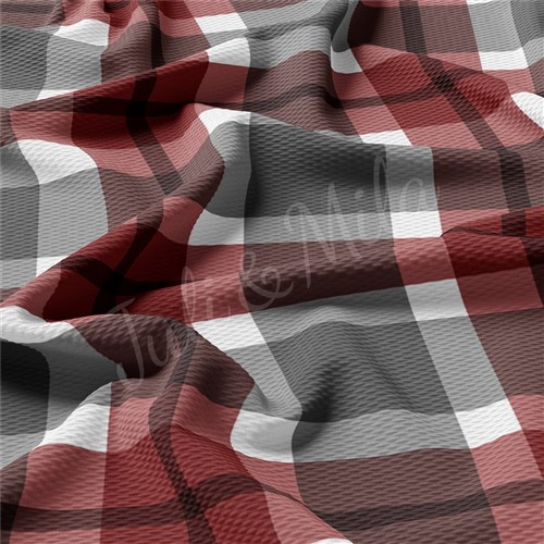 Christmas Printed Liverpool Bullet Textured Stretch Solid Strip Thick Knit Jersey Fabric
