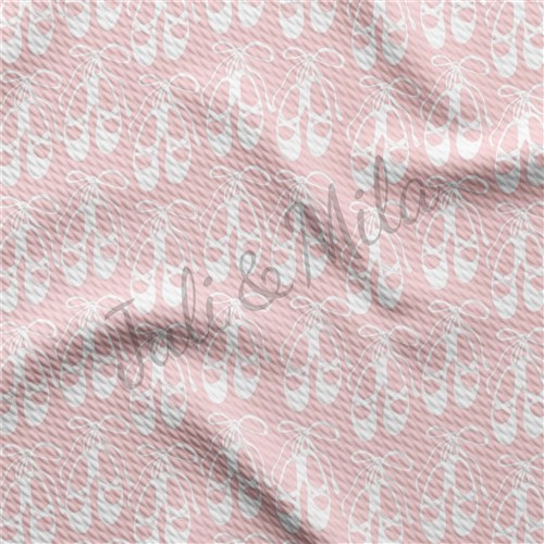 Ballet Slippers Printed Fabric balletslippers & Get a Free $89.99 Embroidery Bundle