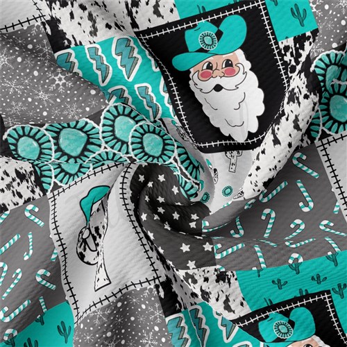 Christmas Printed Liverpool Fabric AA2096 & Get a Free $89.99 Embroidery Bundle