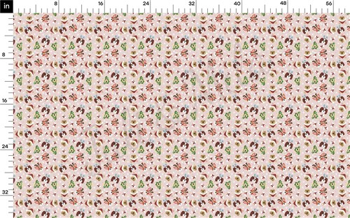 Christmas Dogs Printed Fabric AA944 & Get a Free $89.99 Embroidery Bundle