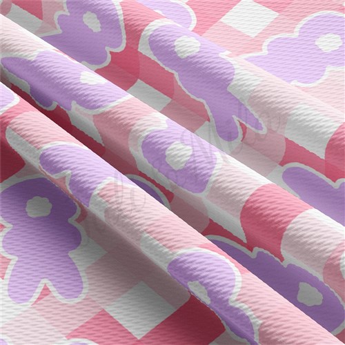 Easter Liverpool Bullet Textured Stretch Solid Strip Thick Knit Jersey Fabric