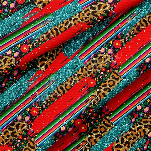 Printed Liverpool Bullet Textured Stretch Solid Strip Thick Knit Jersey Fabric