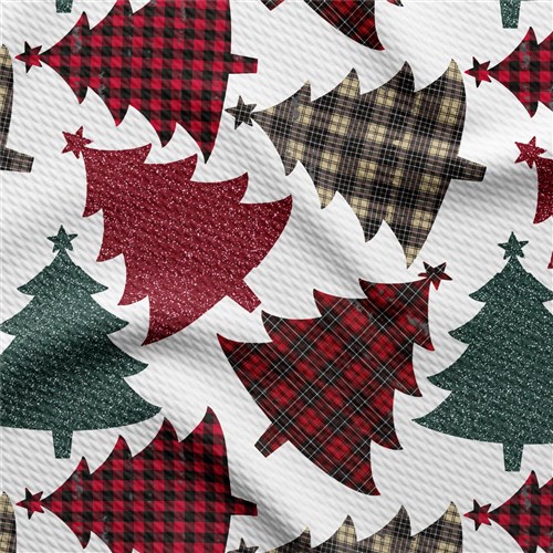 Christmas Liverpool Bullet Textured Stretch Solid Strip Thick Knit Jersey Fabric