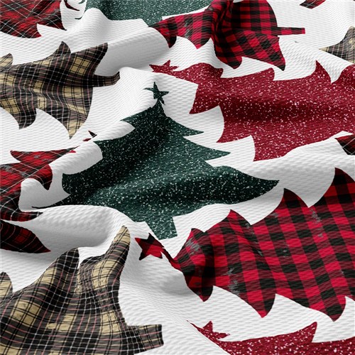 Christmas Liverpool Bullet Textured Stretch Solid Strip Thick Knit Jersey Fabric