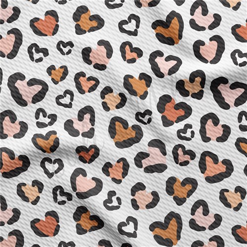 Valentine's Day Printed Liverpool Bullet Textured Stretch Solid Strip Thick Knit Jersey Fabric