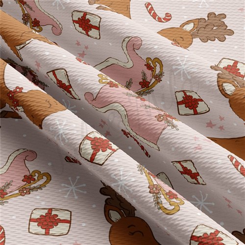 Christmas Printed Liverpool Fabric AA2094 & Get a Free $89.99 Embroidery Bundle