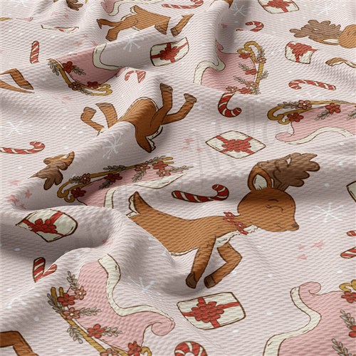 Christmas Printed Liverpool Fabric AA2094 & Get a Free $89.99 Embroidery Bundle
