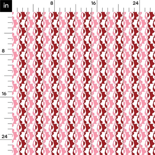 Valentine's Day Printed Liverpool Bullet Textured Stretch Solid Strip Thick Knit Jersey Fabric