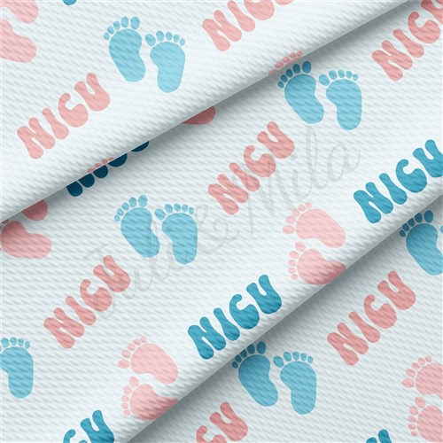 Nicu Printed Liverpool Bullet Textured Stretch Solid Strip Thick Knit Jersey Fabric