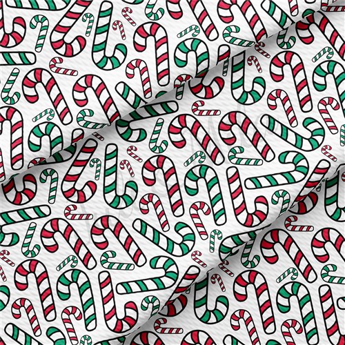 Christmas Liverpool Bullet Textured Stretch Solid Strip Thick Knit Jersey Fabric