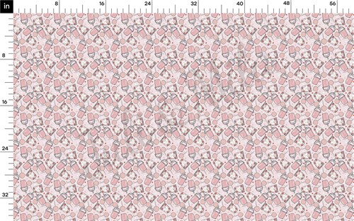 Valentine's Day Printed Liverpool Bullet Textured Stretch Solid Strip Thick Knit Jersey Fabric