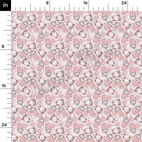 Valentine's Day Printed Liverpool Bullet Textured Stretch Solid Strip Thick Knit Jersey Fabric