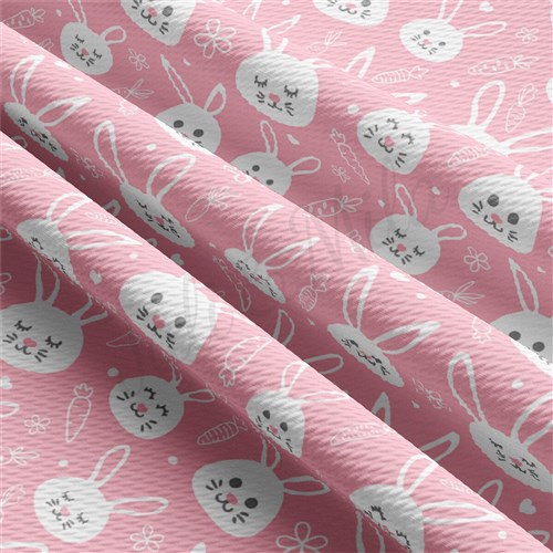 Easter AA2323 Liverpool Bullet Textured Stretch Solid Strip Thick Knit Jersey Fabric