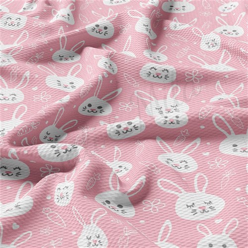 Easter AA2323 Liverpool Bullet Textured Stretch Solid Strip Thick Knit Jersey Fabric