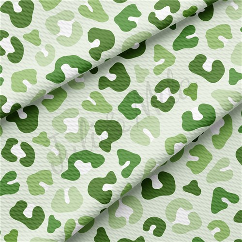 St. Patrick's Day Printed Liverpool Bullet Textured Stretch Solid Strip Thick Knit Jersey Fabric