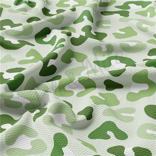 St. Patrick's Day Printed Liverpool Bullet Textured Stretch Solid Strip Thick Knit Jersey Fabric