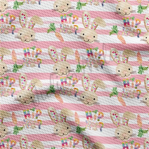 Easter Easter67 Liverpool Bullet Textured Stretch Solid Strip Thick Knit Jersey Fabric