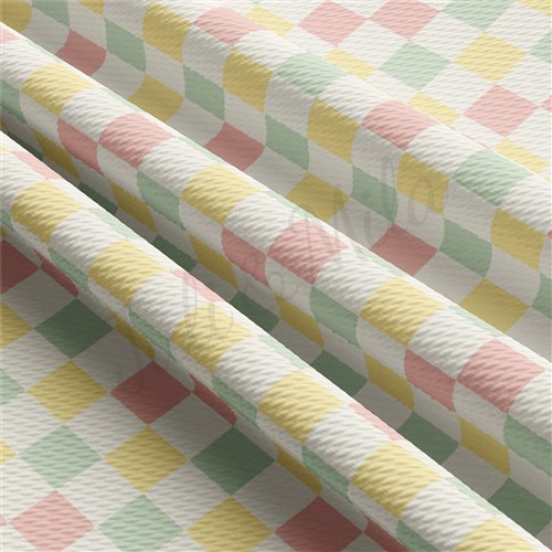 Easter AA2358 Liverpool Bullet Textured Stretch Solid Strip Thick Knit Jersey Fabric
