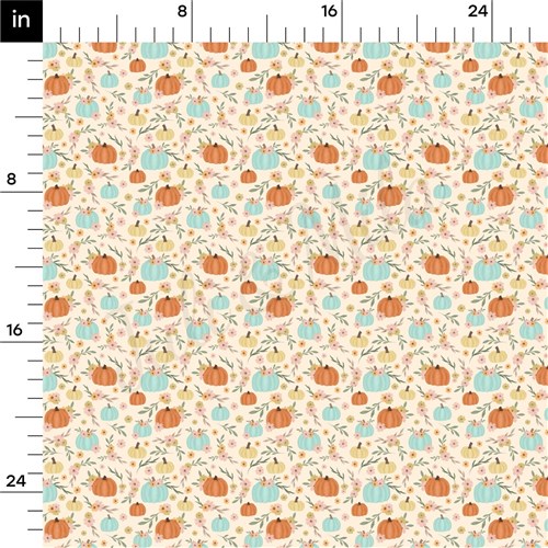 Autumn Fall Halloween Printed Liverpool Fabric AA1965 & Get a Free $89.99 Embroidery Bundle