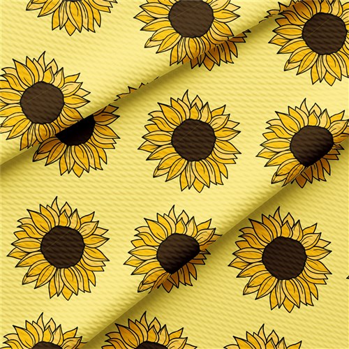Printed Floral Fabric for Bows Sunflowers (F82) & Get a Free $89.99 Embroidery Bundle