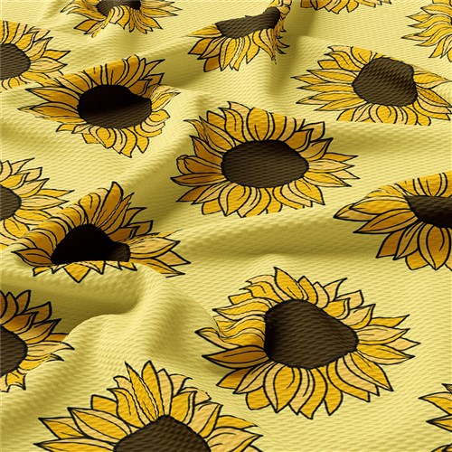 Printed Floral Fabric for Bows Sunflowers (F82) & Get a Free $89.99 Embroidery Bundle