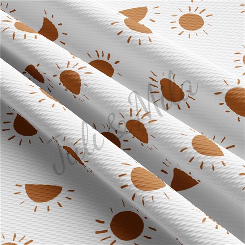 Printed goldsun Liverpool Bullet Textured Stretch Solid Strip Thick Knit Jersey Fabric