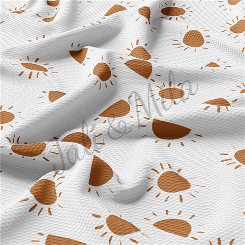 Printed goldsun Liverpool Bullet Textured Stretch Solid Strip Thick Knit Jersey Fabric