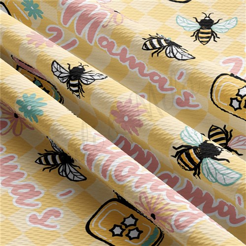 Mama's Honeybee Printed Liverpool Mother's Day AA1601 & Get a Free $89.99 Embroidery Bundle