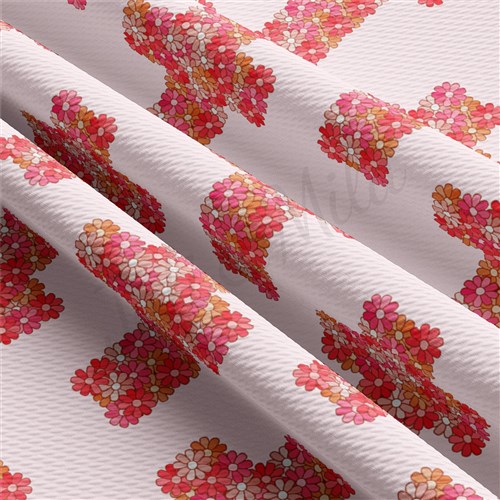 Easter Christmas Liverpool Bullet Textured Stretch Solid Strip Thick Knit Jersey Fabric