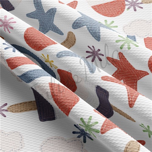 Patriotic 4th of July Liverpool Fabric PT64 TBP102 & Get a Free $89.99 Embroidery Bundle