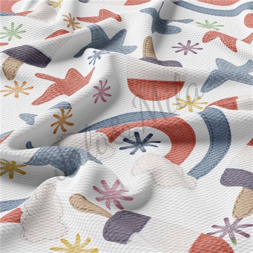 Patriotic 4th of July Liverpool Fabric PT64 TBP102 & Get a Free $89.99 Embroidery Bundle