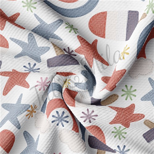 Patriotic 4th of July Liverpool Fabric PT64 TBP102 & Get a Free $89.99 Embroidery Bundle