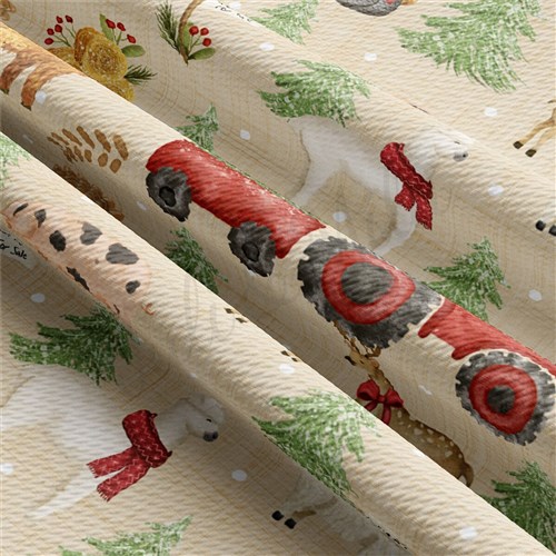 Christmas Christmas Liverpool Bullet Textured Stretch Solid Strip Thick Knit Jersey Fabric