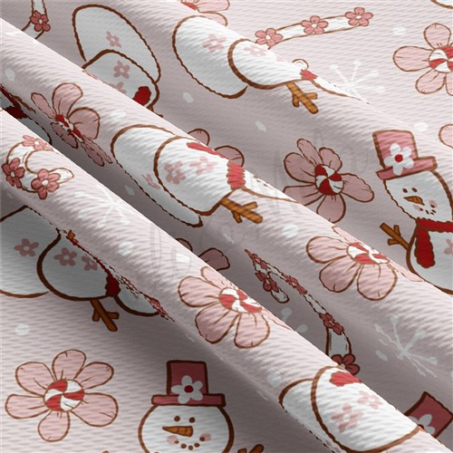 Christmas Printed Liverpool Fabric AA2141 & Get a Free $89.99 Embroidery Bundle