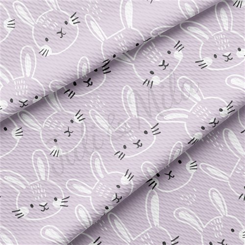 Easter Liverpool Bullet Textured Stretch Solid Strip Thick Knit Jersey Fabric