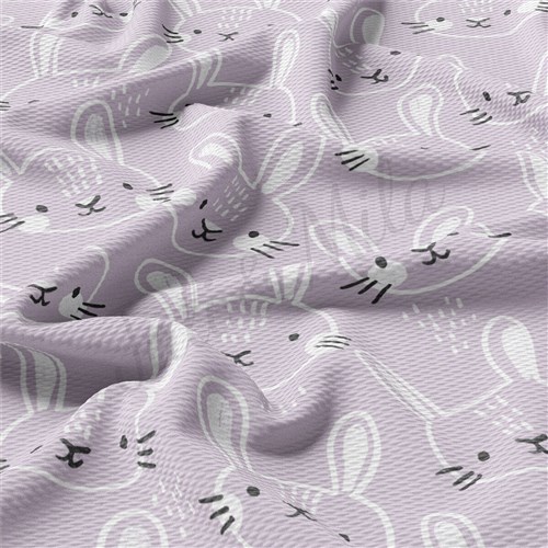 Easter Liverpool Bullet Textured Stretch Solid Strip Thick Knit Jersey Fabric