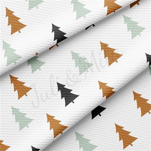 Christmas Trees trees Liverpool Bullet Textured Stretch Solid Strip Thick Knit Jersey Fabric