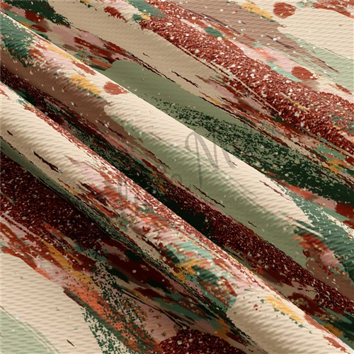 Printed Liverpool Bullet Textured Stretch Solid Strip Thick Knit Jersey Fabric