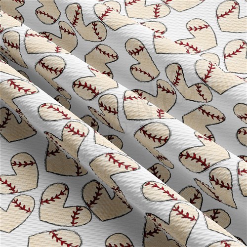 Printed Liverpool Fabric AA2514 Baseball & Get a Free $89.99 Embroidery Bundle