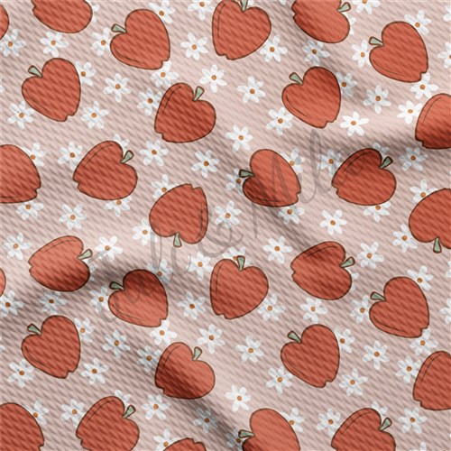 Back to School Liverpool Bullet Textured Stretch Solid Strip Thick Knit Jersey Fabric