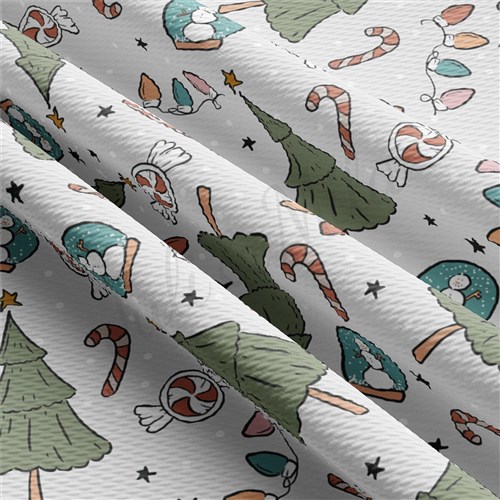 Christmas Printed Liverpool Fabric AA2100 & Get a Free $89.99 Embroidery Bundle