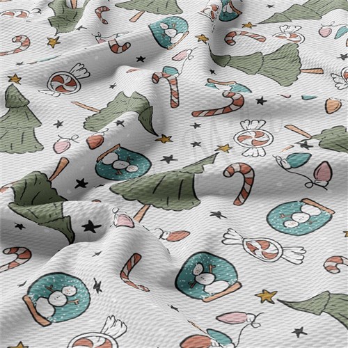 Christmas Printed Liverpool Fabric AA2100 & Get a Free $89.99 Embroidery Bundle