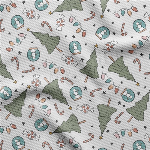 Christmas Printed Liverpool Fabric AA2100 & Get a Free $89.99 Embroidery Bundle