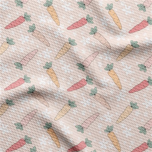 Easter Liverpool Bullet Textured Stretch Solid Strip Thick Knit Jersey Fabric