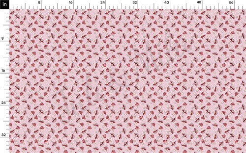 Valentine's Day Printed Liverpool Bullet Textured Stretch Solid Strip Thick Knit Jersey Fabric