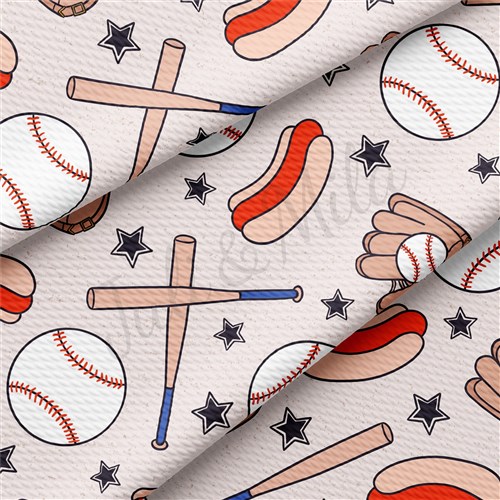 Baseball Printed 4Way Stretch Solid Liverpool AA1484 & Get a Free $89.99 Embroidery Bundle