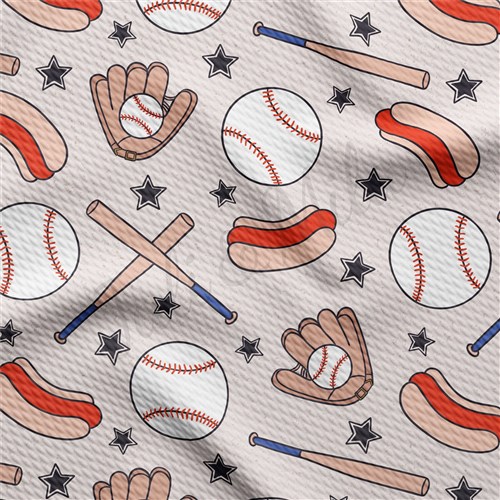 Baseball Printed 4Way Stretch Solid Liverpool AA1484 & Get a Free $89.99 Embroidery Bundle